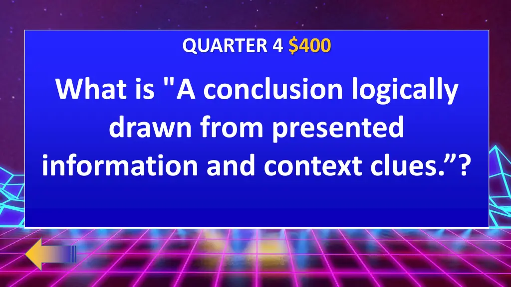 quarter 4 400
