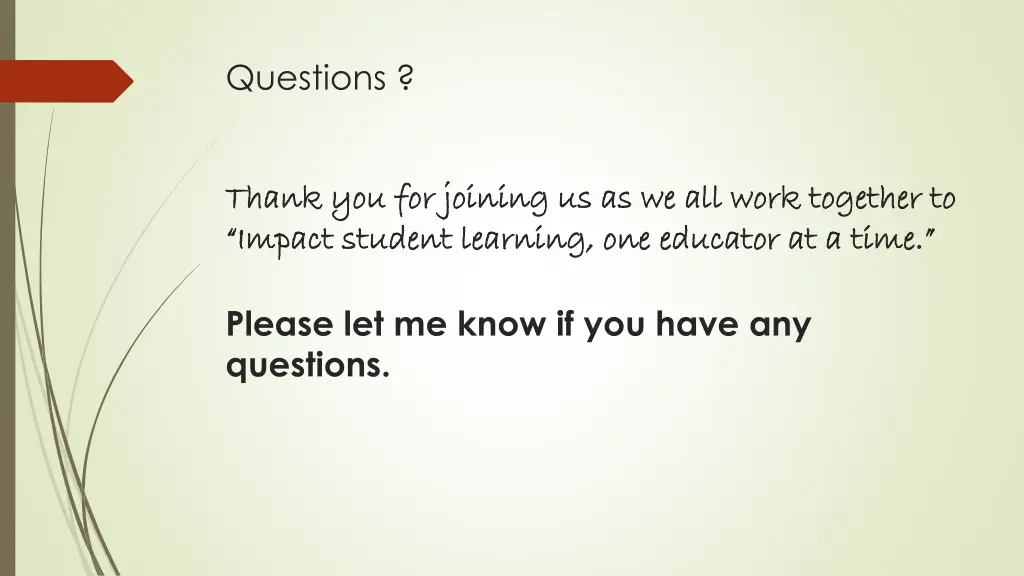 questions