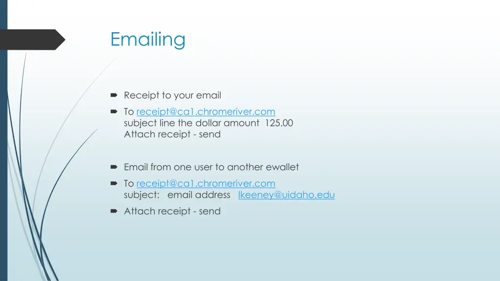 emailing