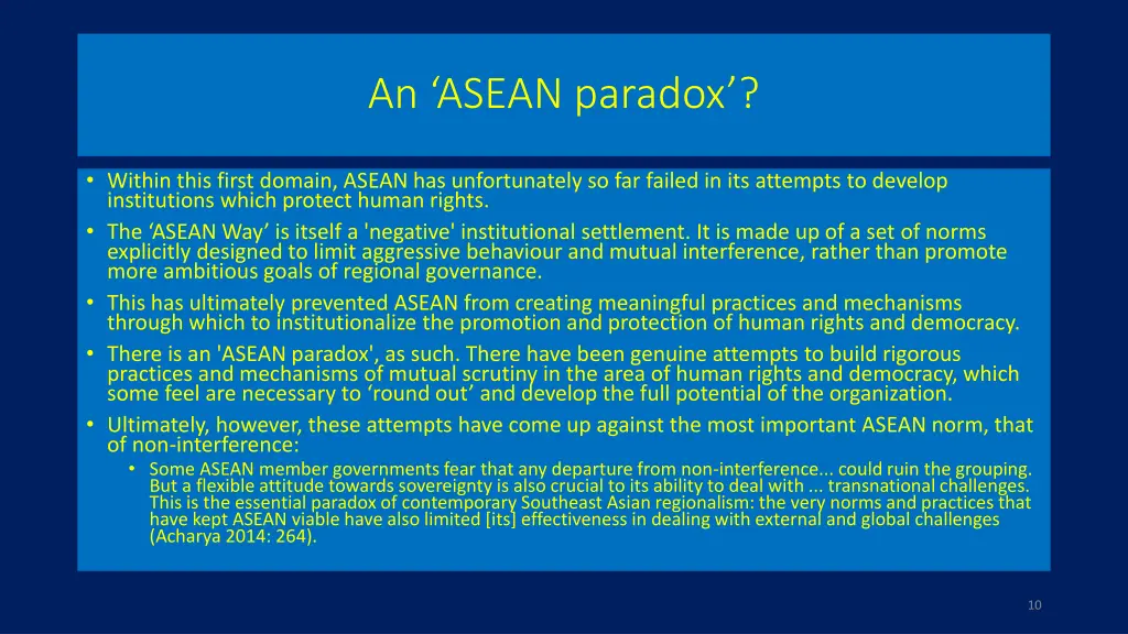 an asean paradox