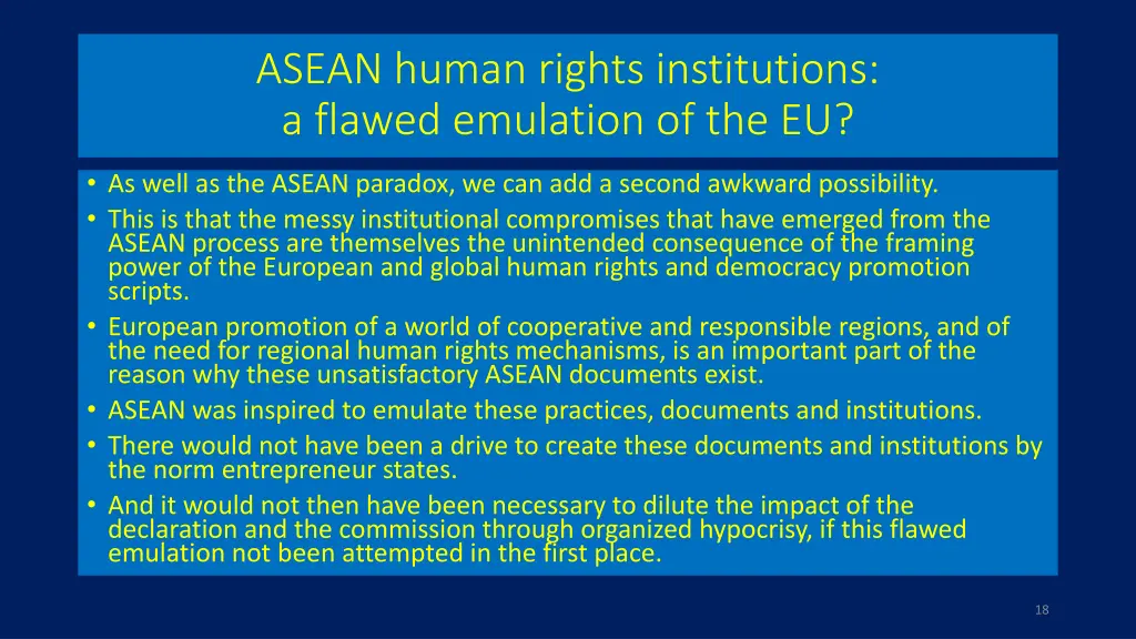 asean human rights institutions a flawed