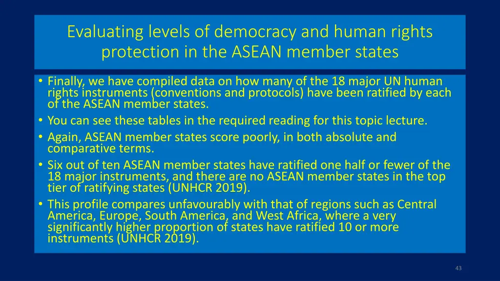 evaluating levels of democracy and human rights 3