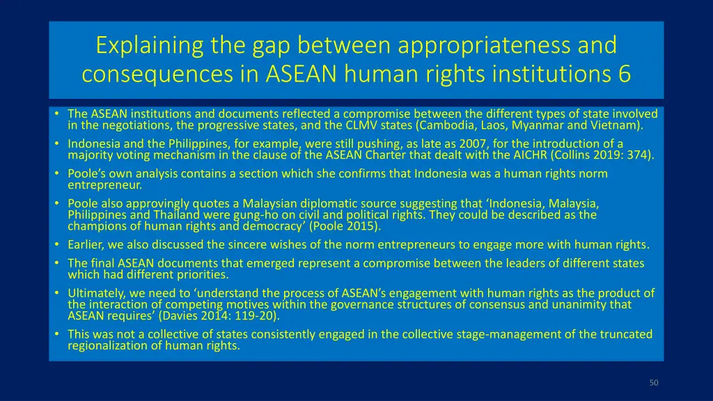 explaining the gap between appropriateness 5