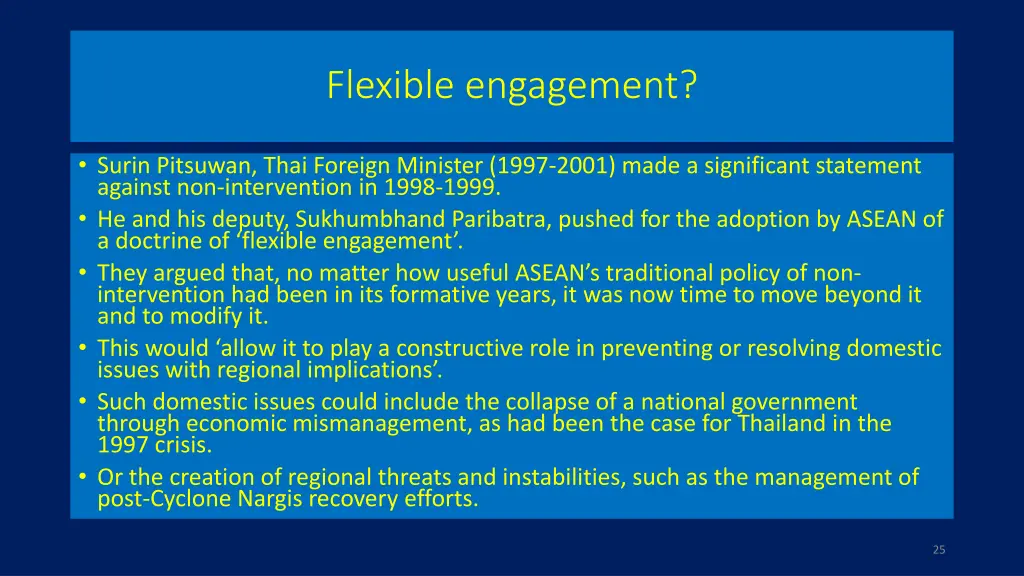 flexible engagement