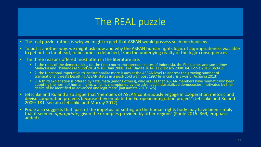 the real puzzle