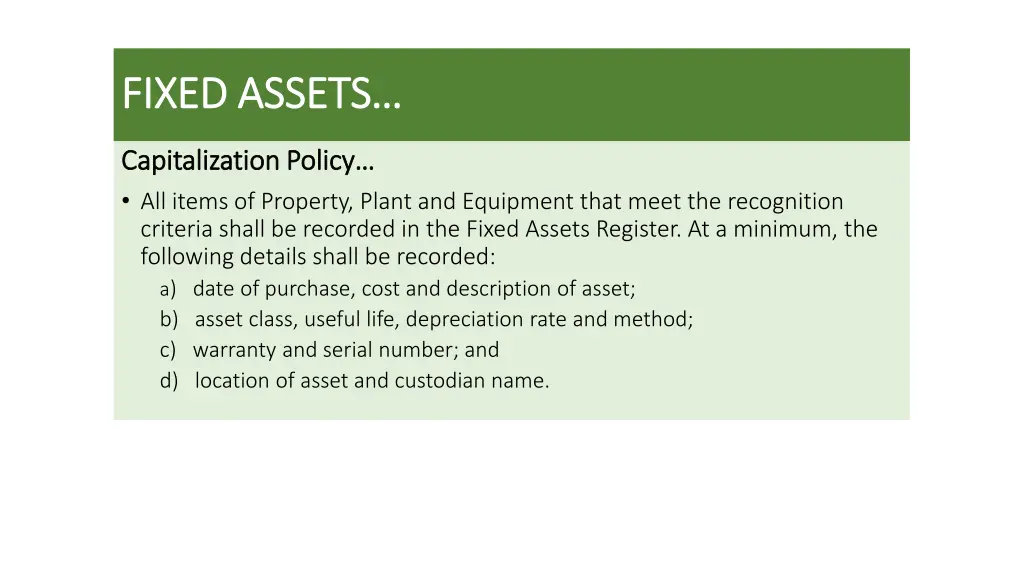 fixed fixed assets assets 1