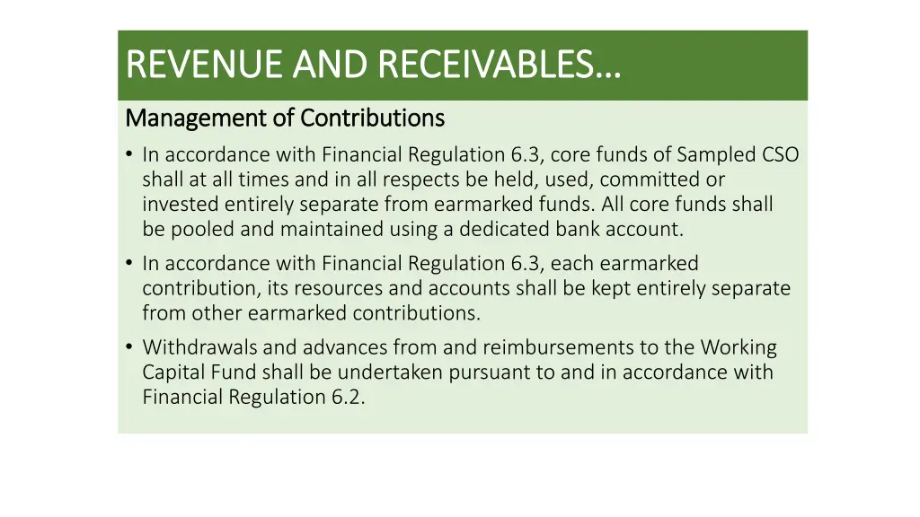 revenue and revenue and receivables receivables 2