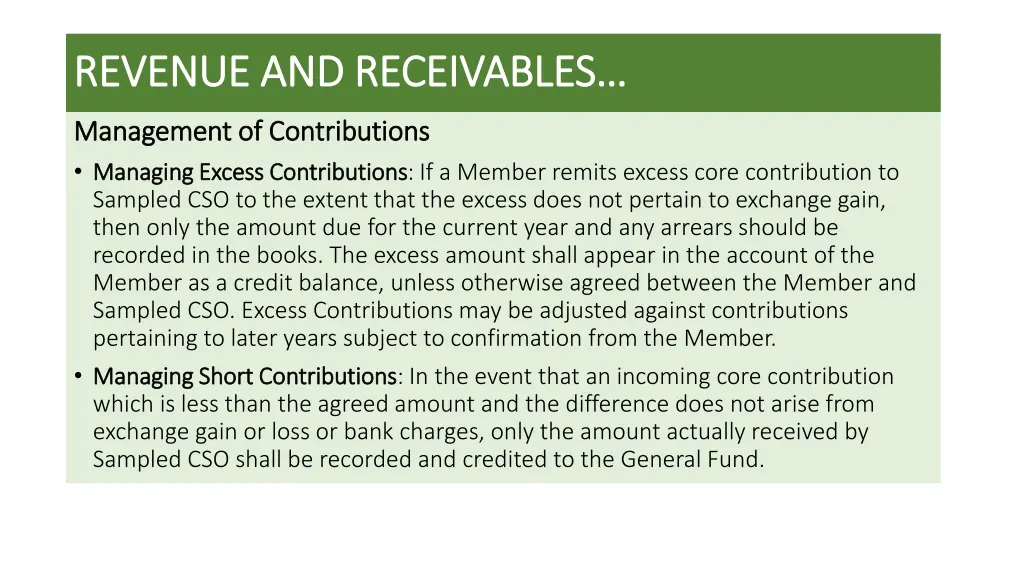 revenue and revenue and receivables receivables 4