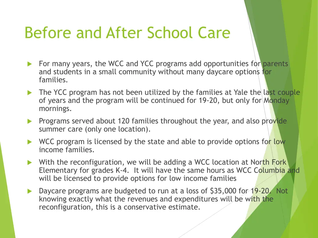 before and after school care