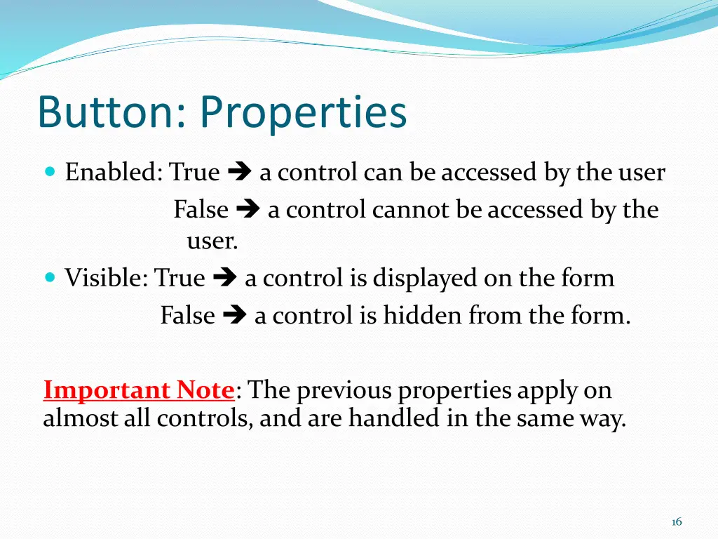 button properties 1