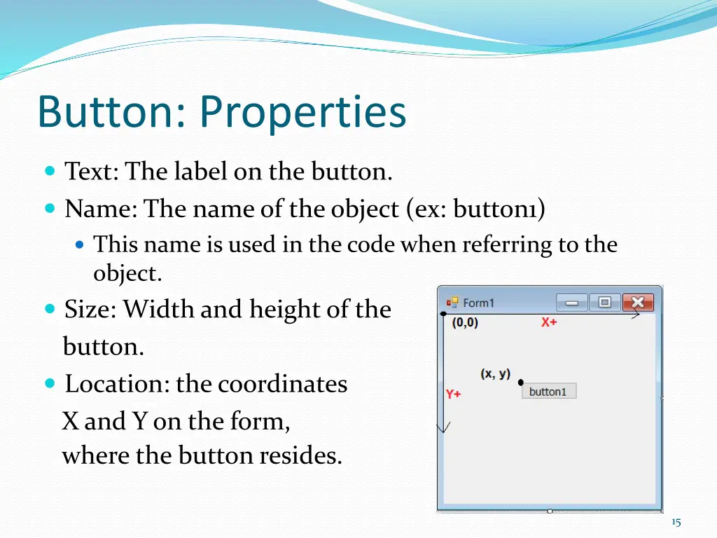 button properties