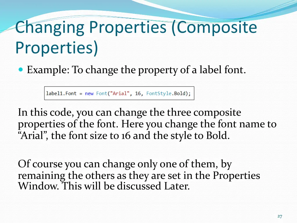 changing properties composite properties 1