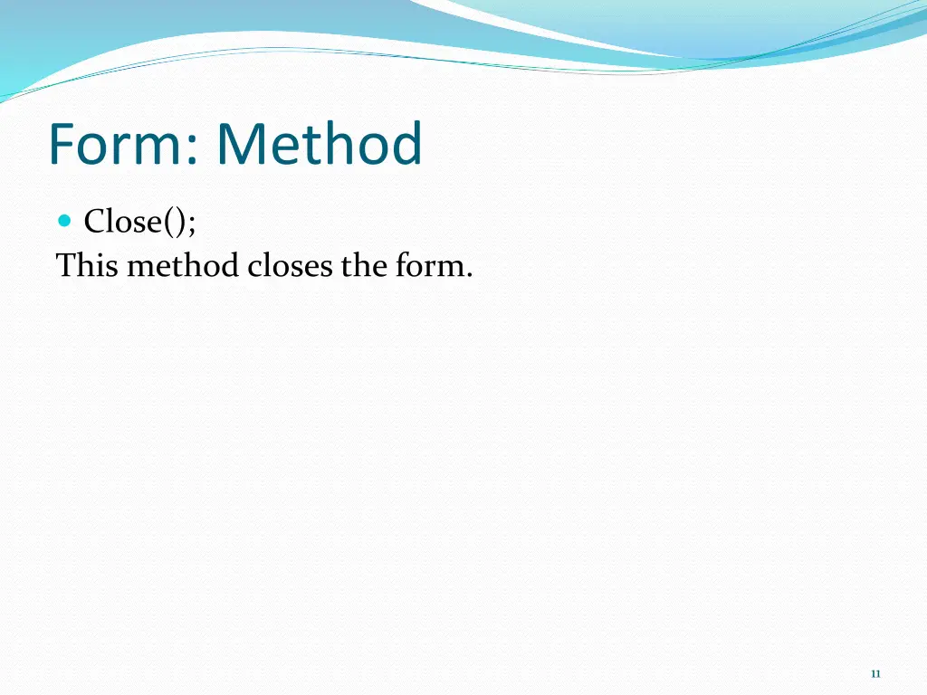 form method