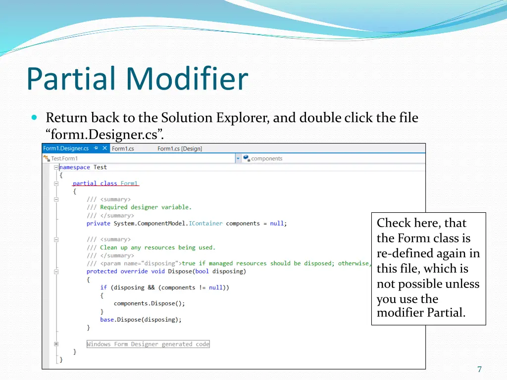 partial modifier 1