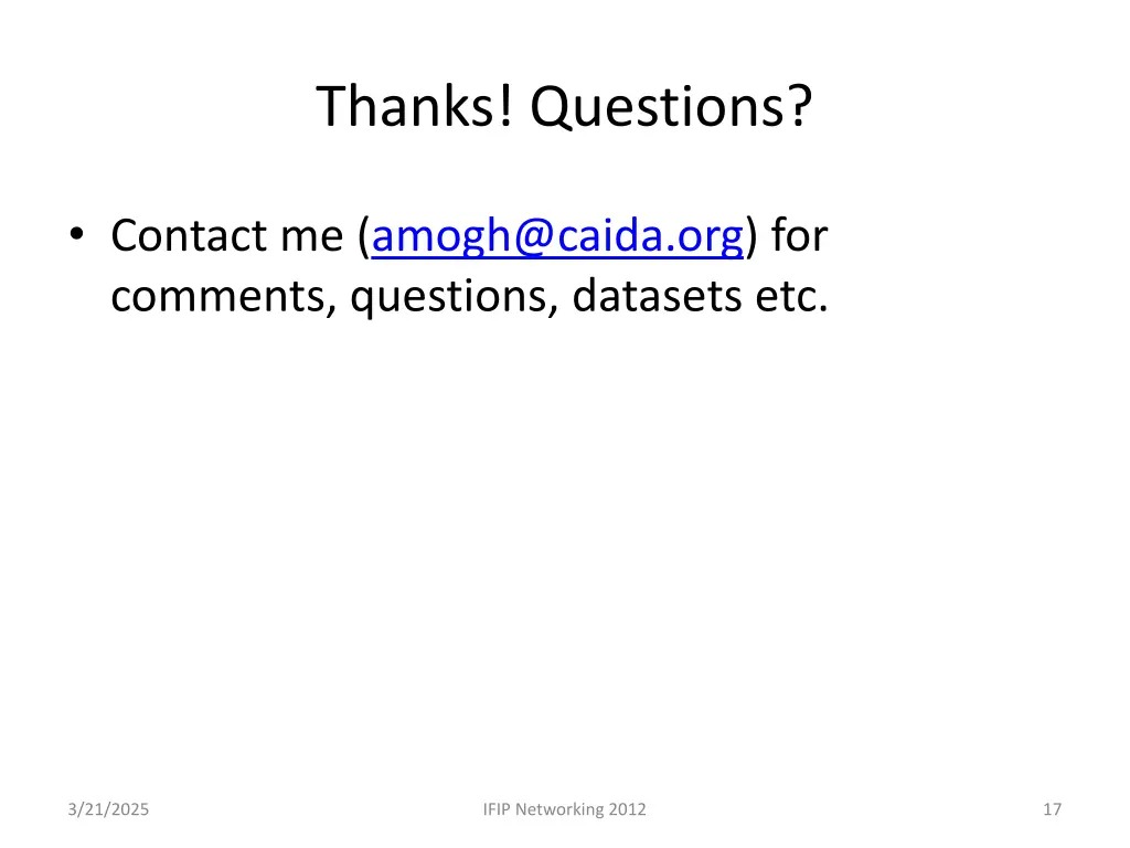 thanks questions