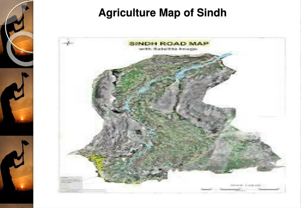 agriculture map of sindh