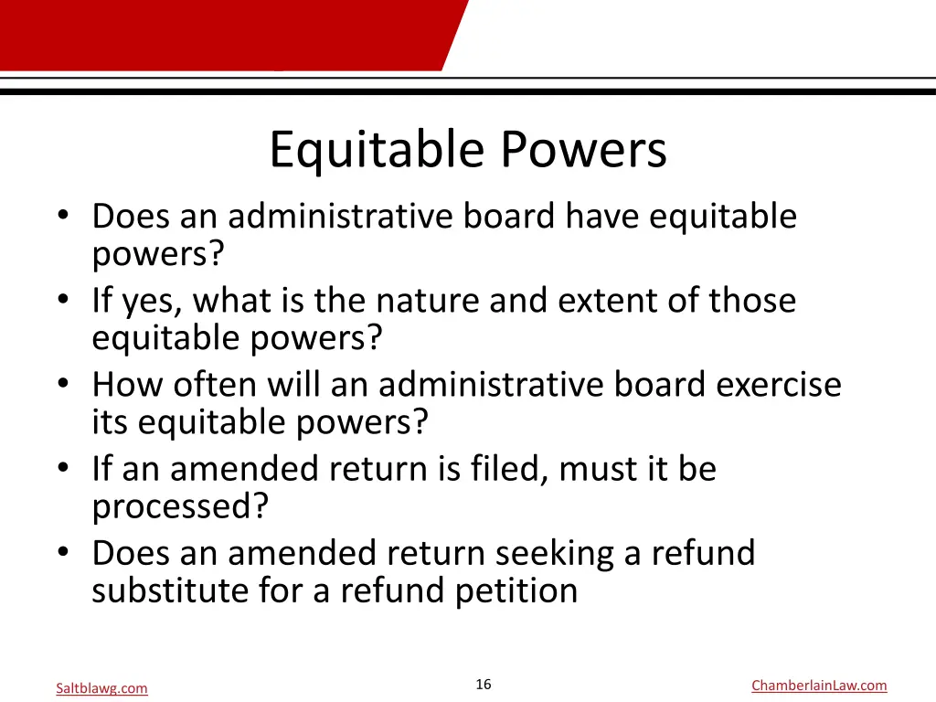 equitable powers