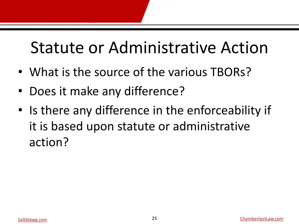 statute or administrative action what