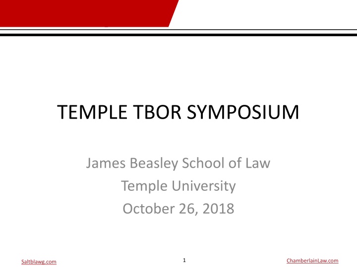 temple tbor symposium