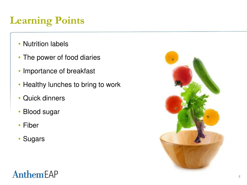learning points