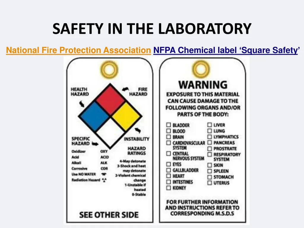safety in the laboratory 2