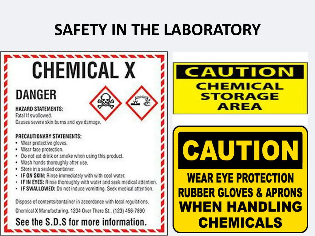 safety in the laboratory 6