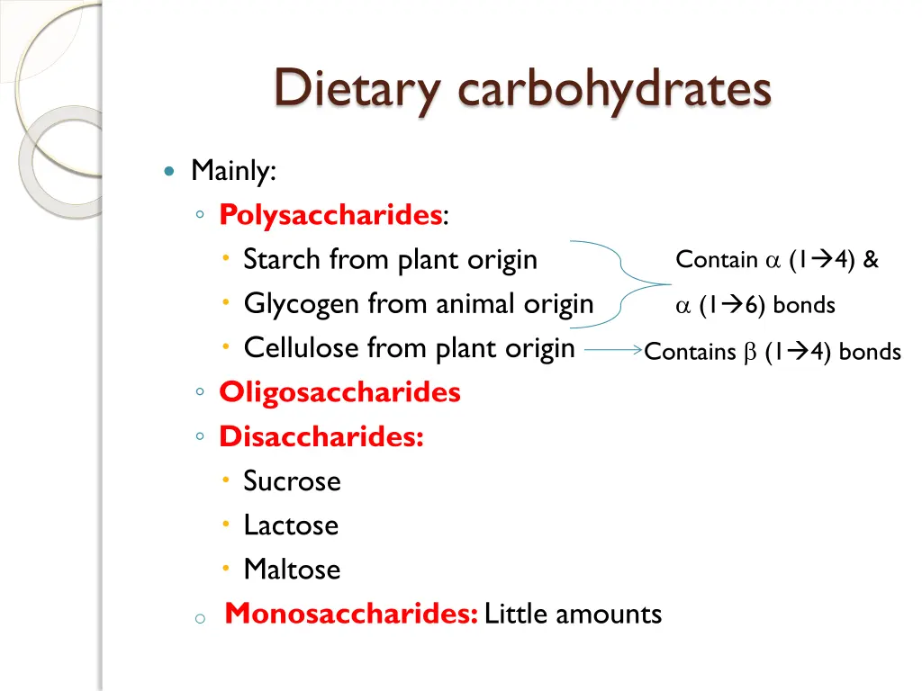 dietary carbohydrates