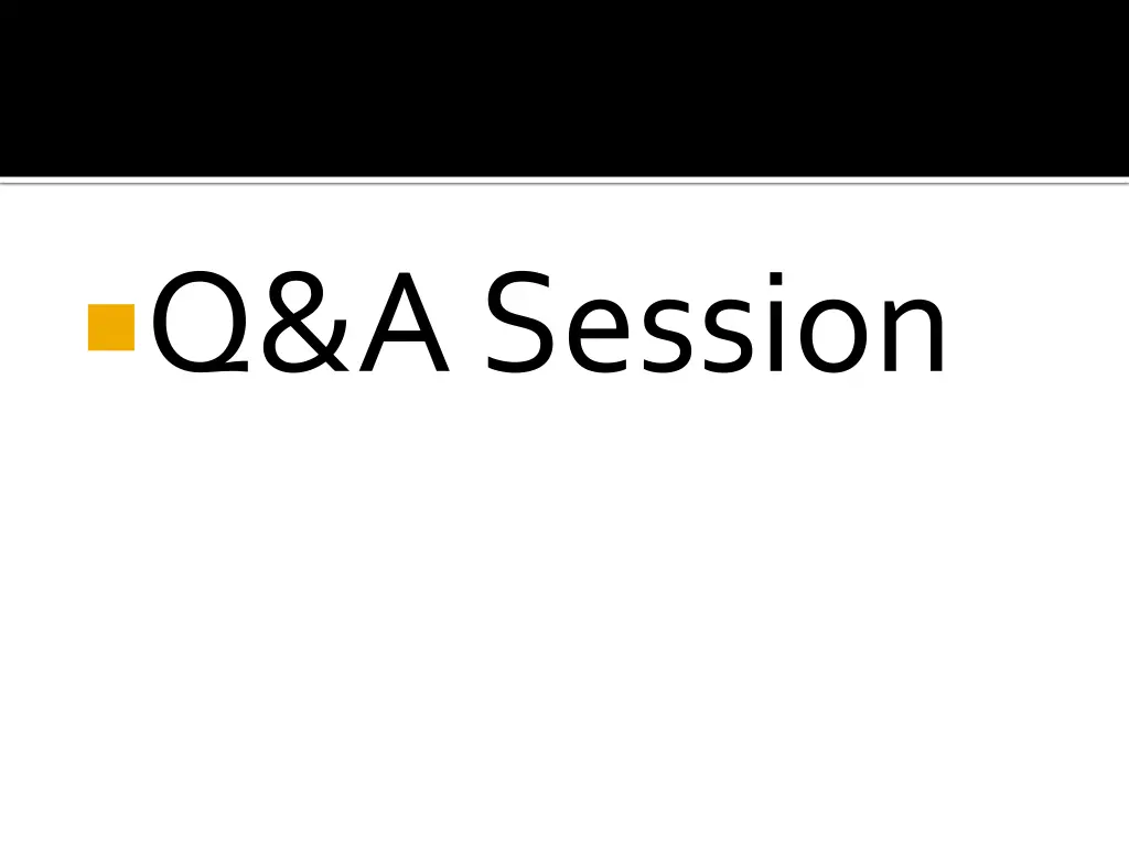 q a session