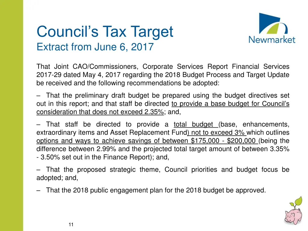 council s tax target extract from june 6 2017