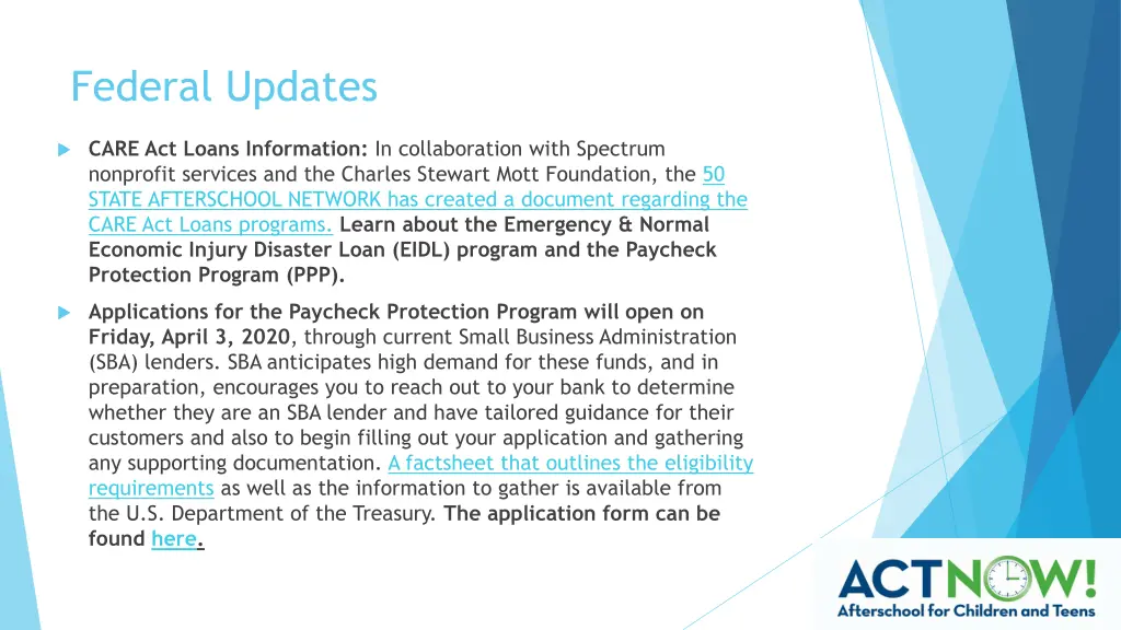 federal updates 1