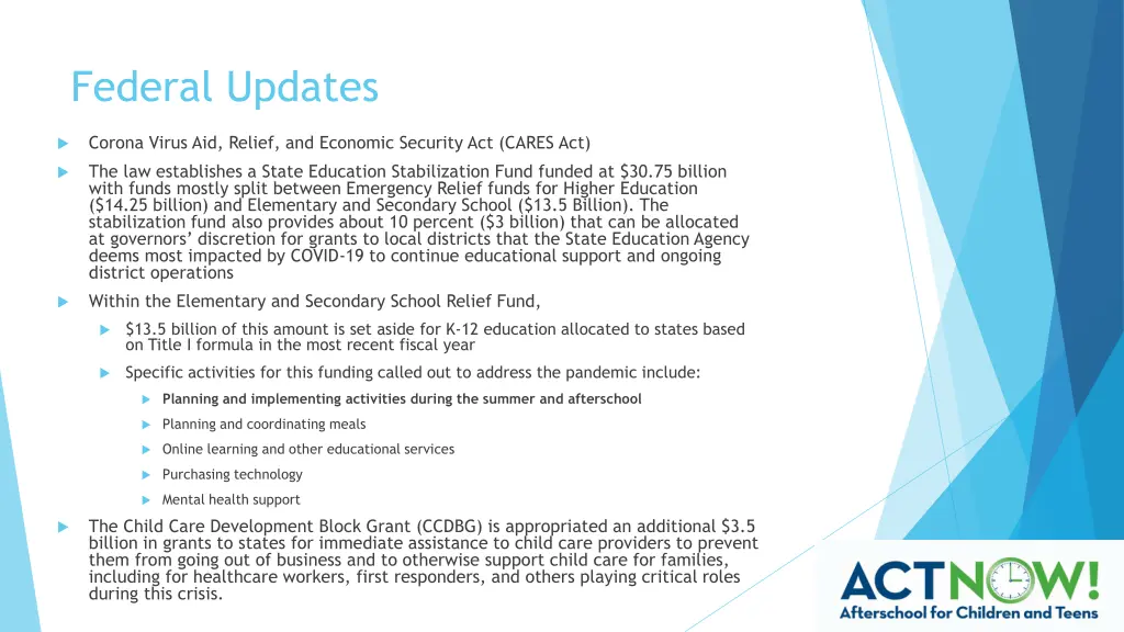 federal updates