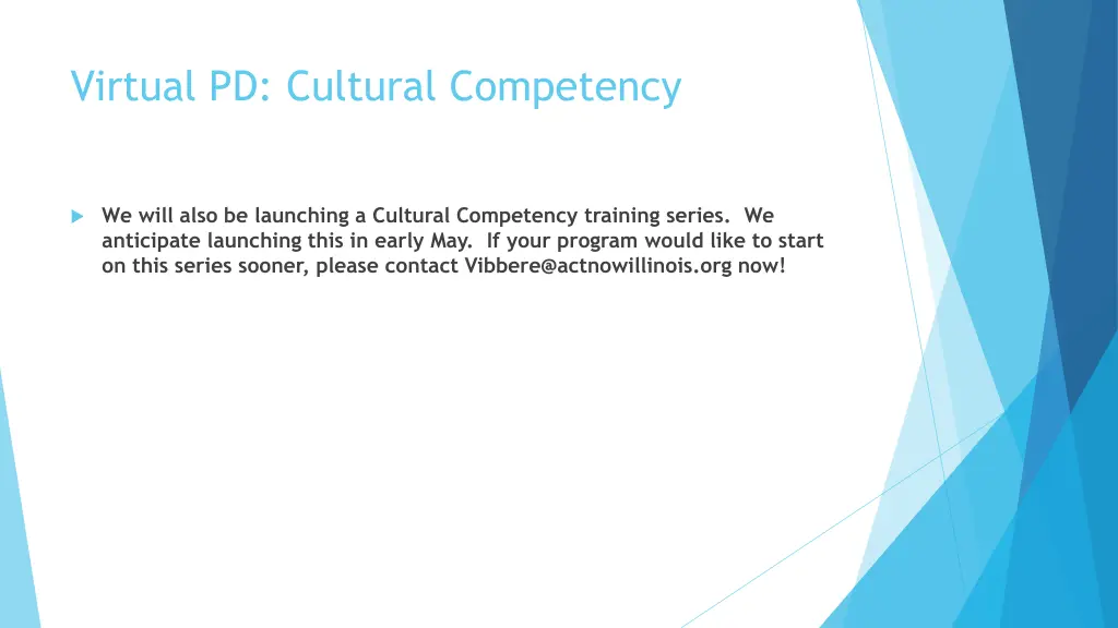 virtual pd cultural competency