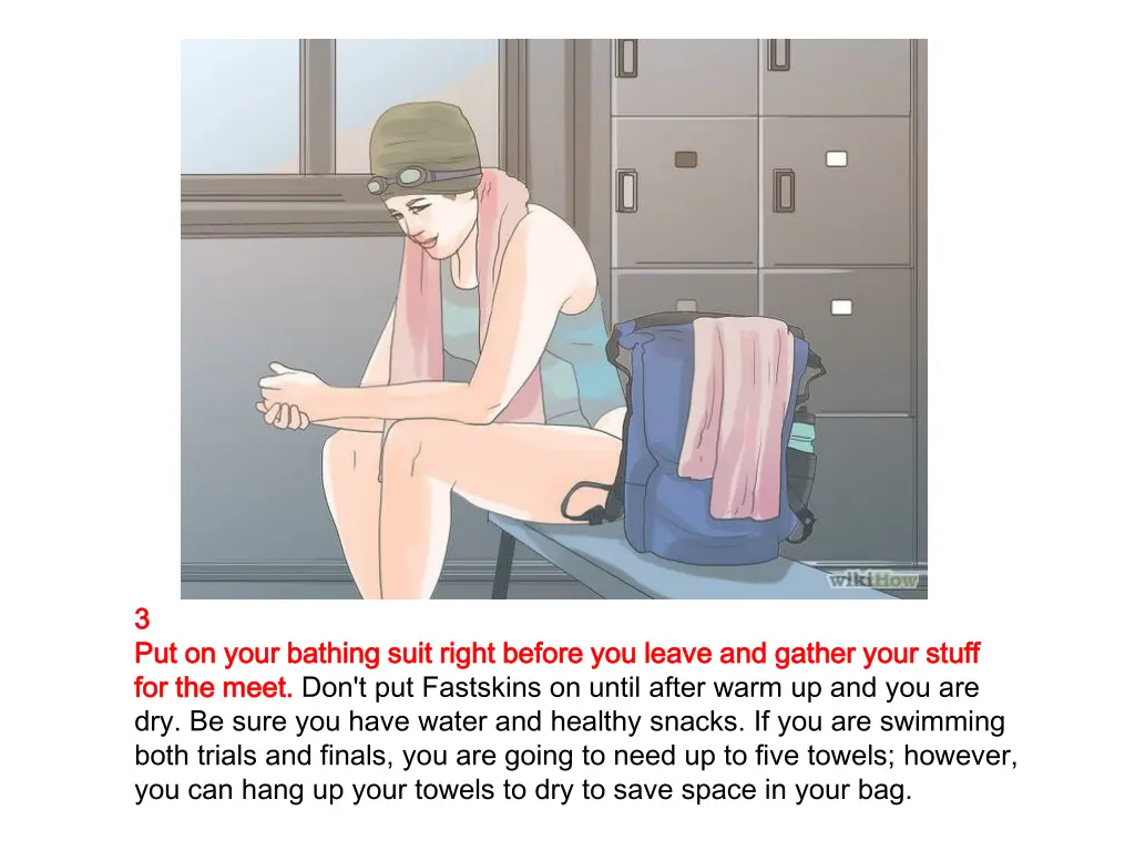 3 3 put on your bathing suit right before