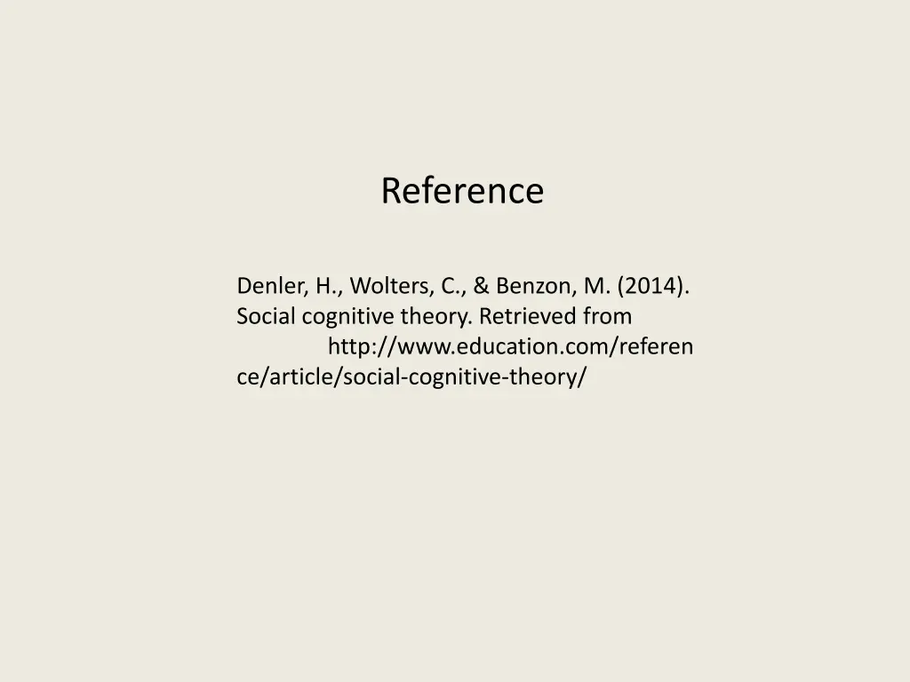 reference
