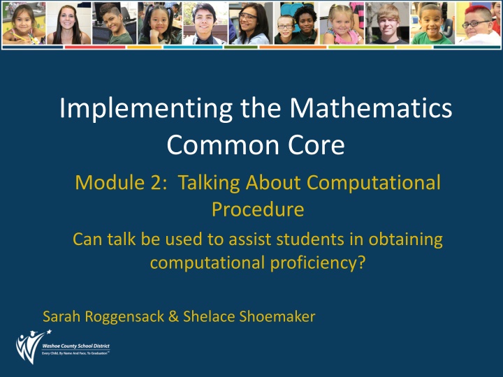 implementing the mathematics common core module
