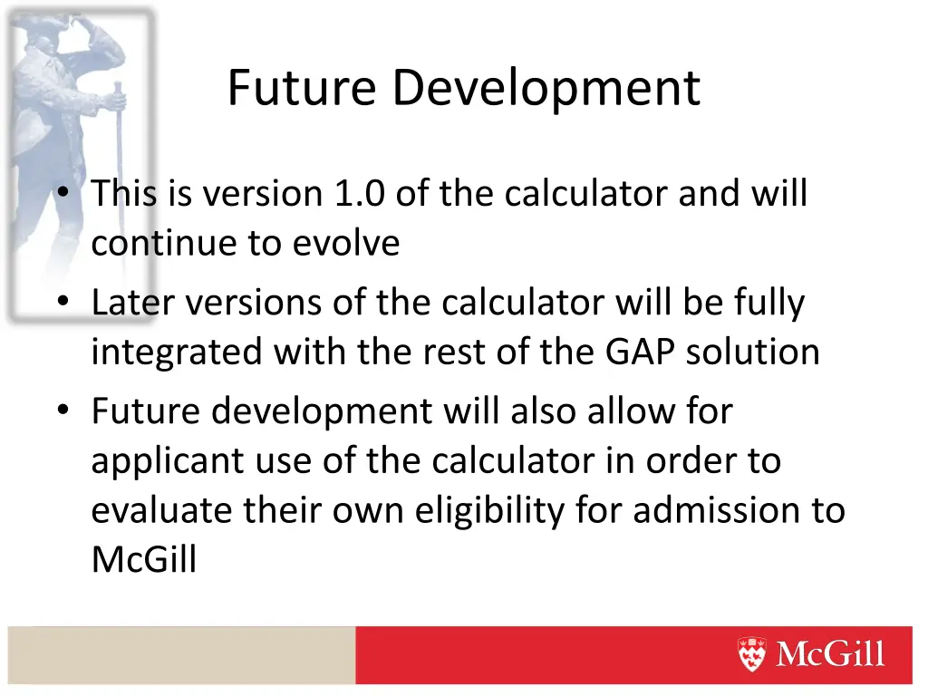 future development