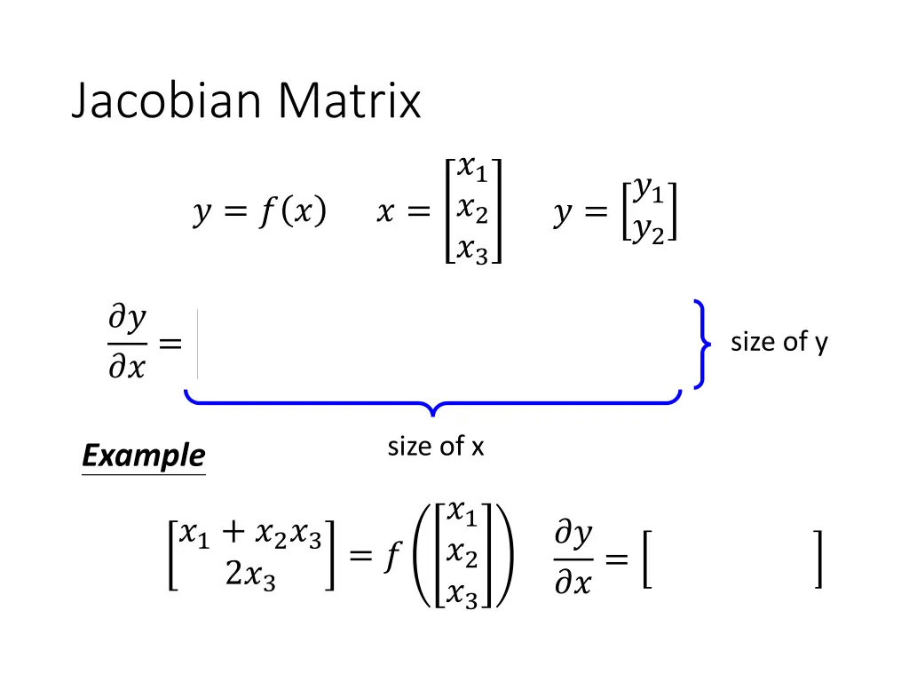 jacobian matrix