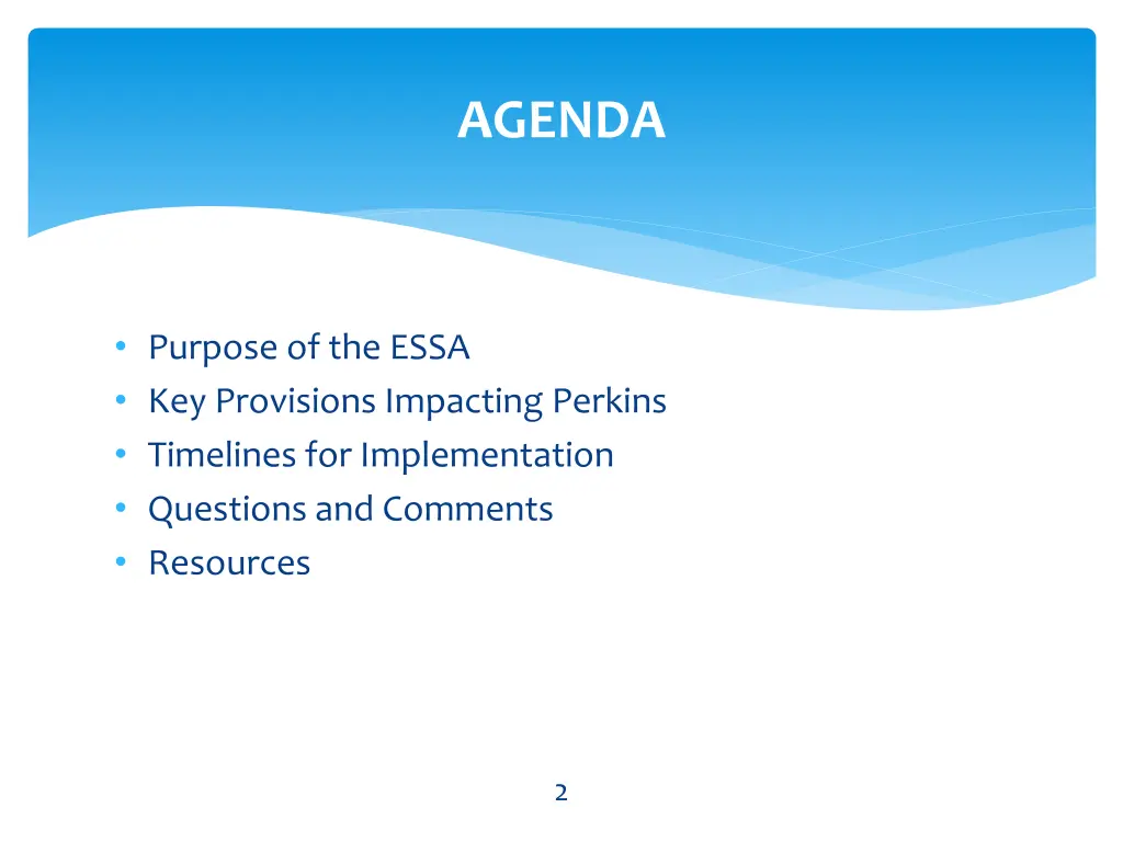 agenda