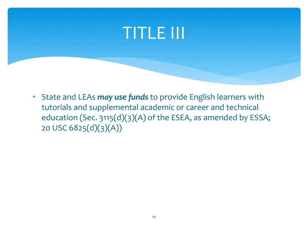 title iii