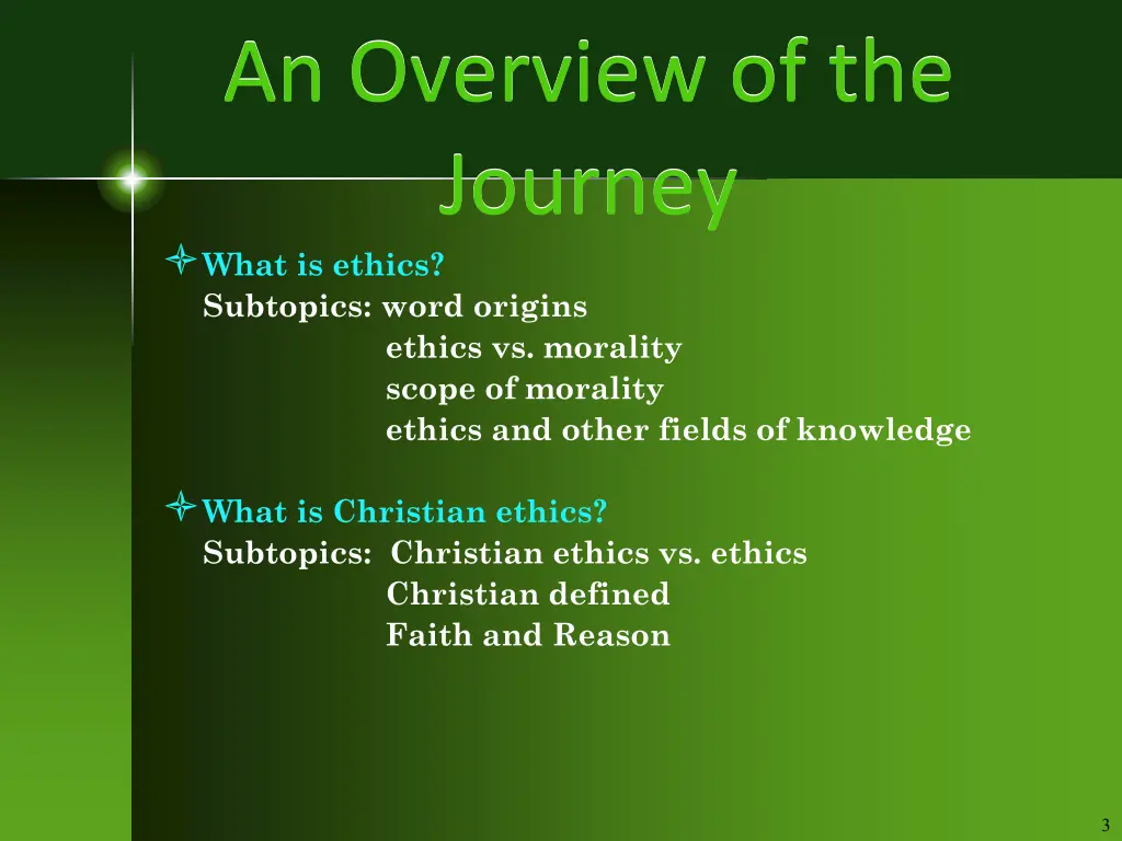 an overview of the journey what is ethics
