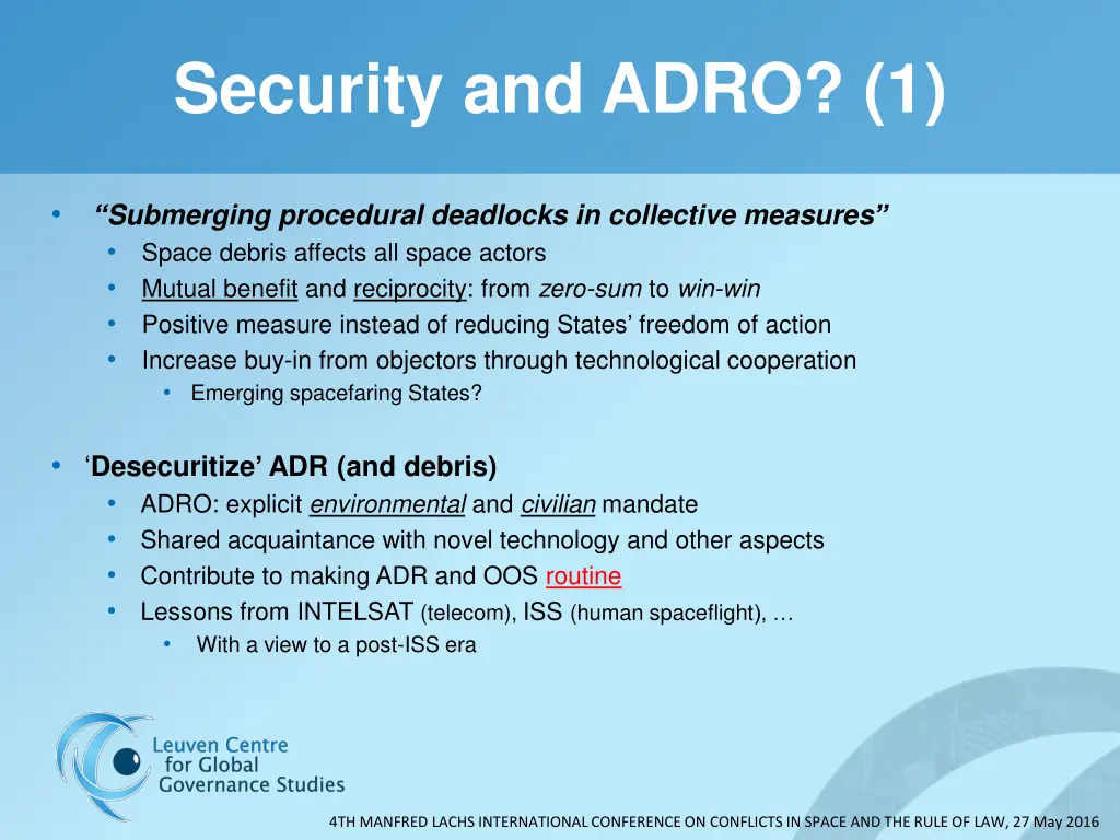 security and adro 1