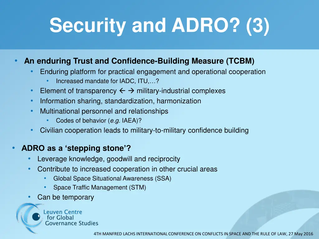 security and adro 3