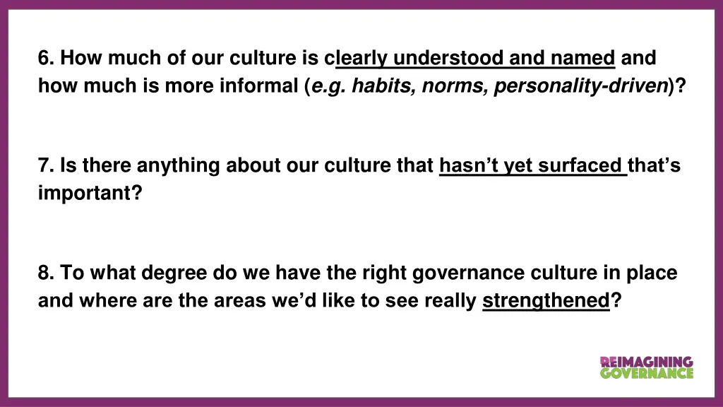 6 how much of our culture is clearly understood