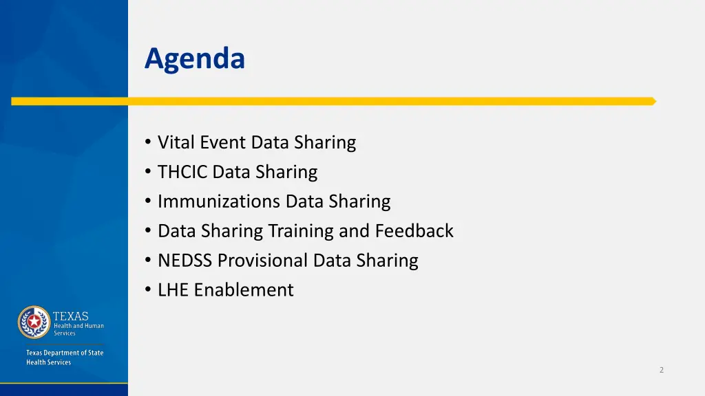 agenda