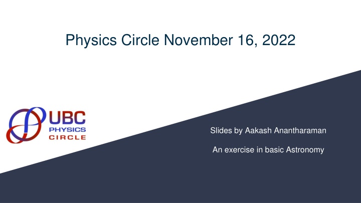 physics circle november 16 2022