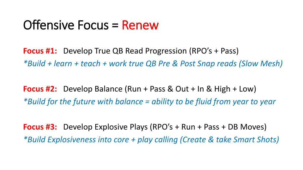 offensive focus offensive focus renew