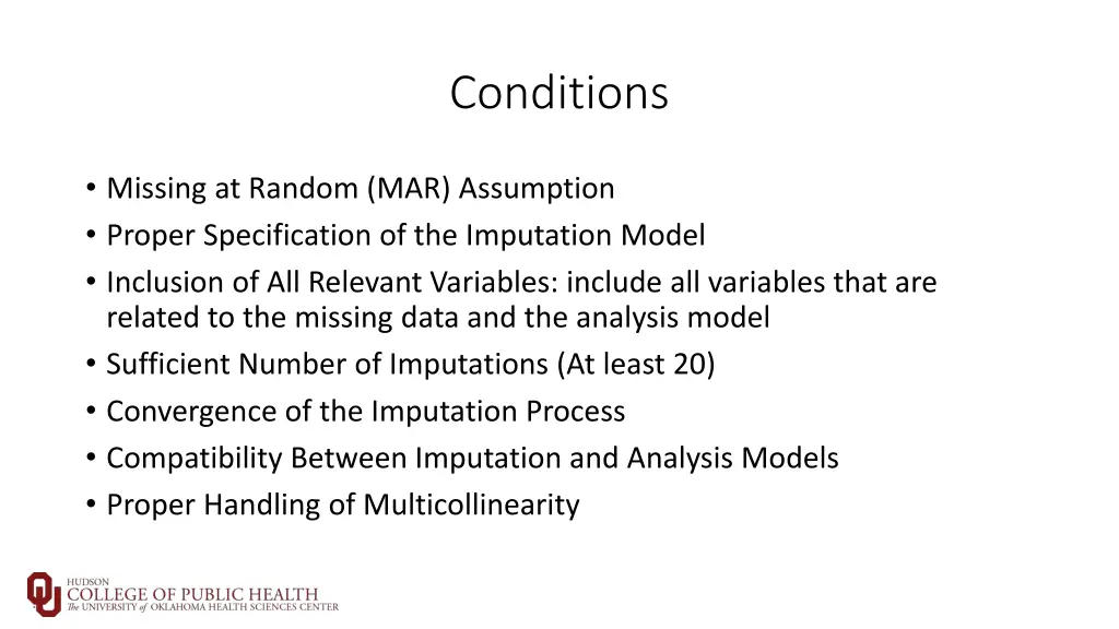 conditions