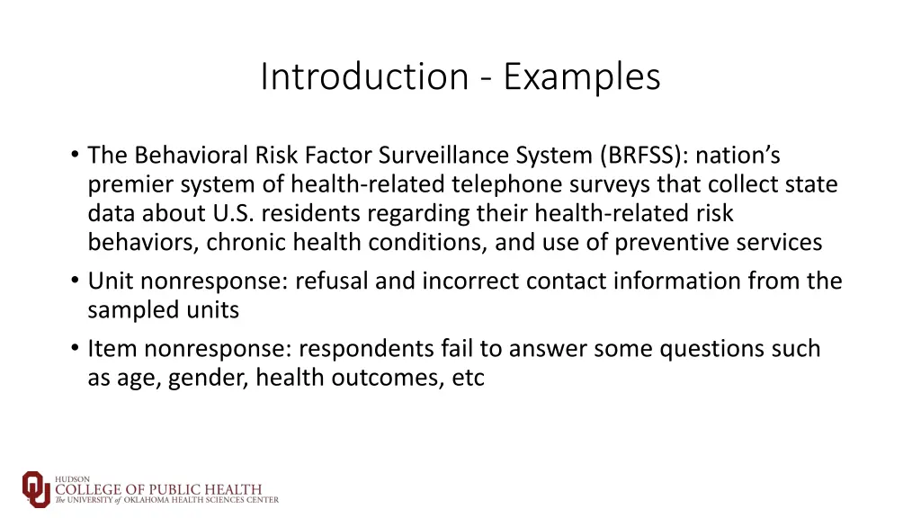 introduction examples