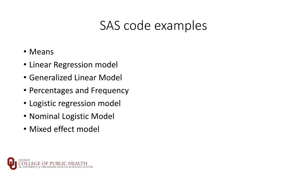 sas code examples