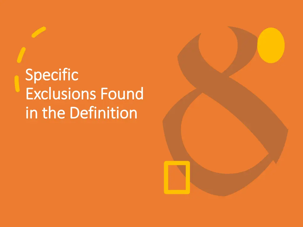 specific specific exclusions found exclusions